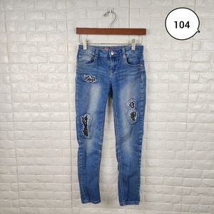 Beautees Girls Size 8 Skinny Jeans | Stretch Denim Casual Kids Pants